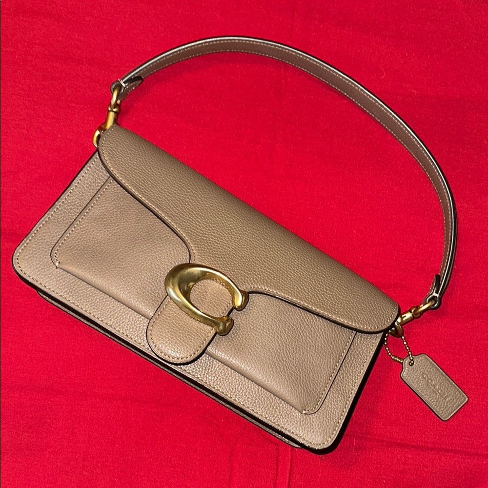 Authentic Coach Tabby 26 Stone with Brass hardware